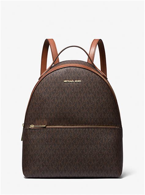 sheila medium logo backpack michael kors|michael kors sheila medium logo.